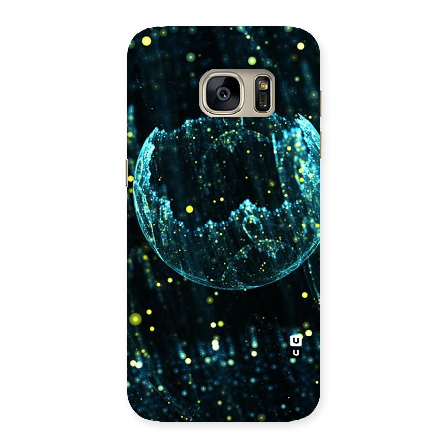 Yellow Rain Back Case for Galaxy S7