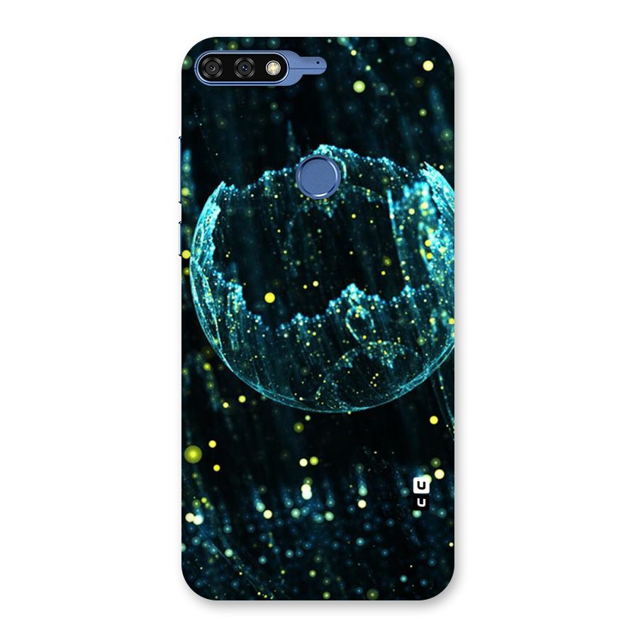 Yellow Rain Back Case for Honor 7C