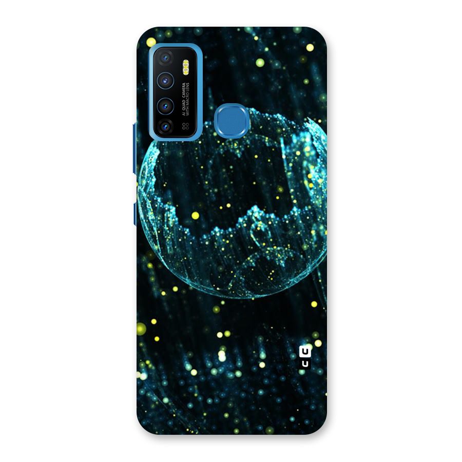 Yellow Rain Back Case for Infinix Hot 9