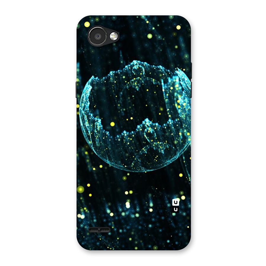 Yellow Rain Back Case for LG Q6