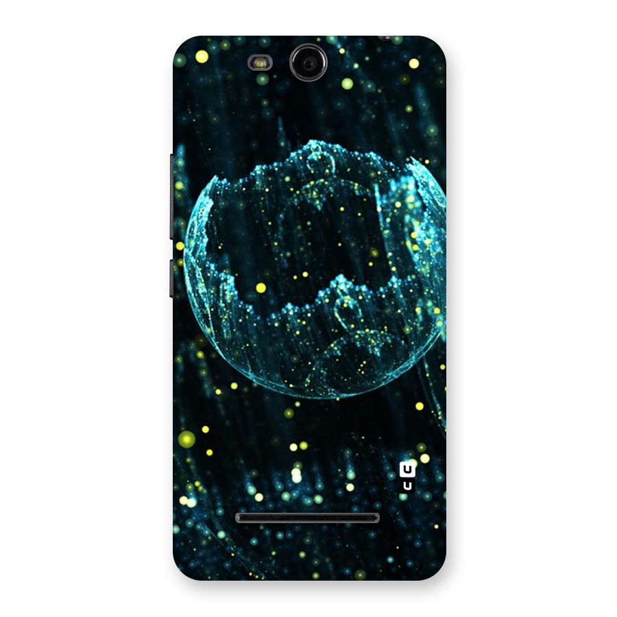 Yellow Rain Back Case for Micromax Canvas Juice 3 Q392