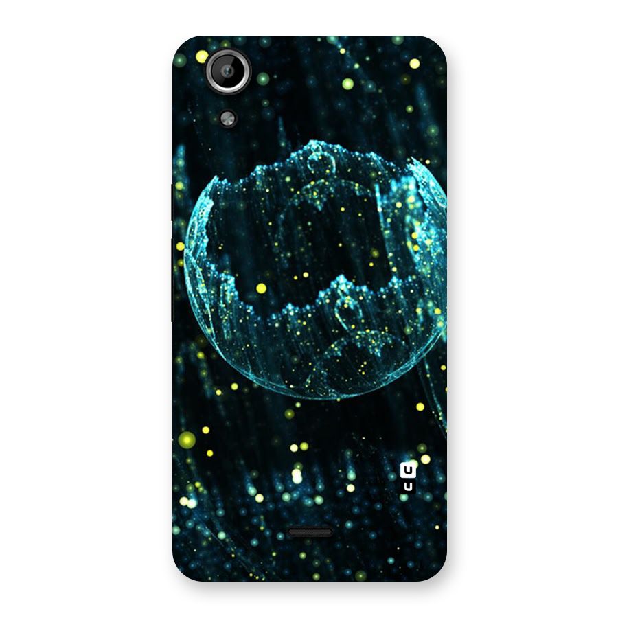 Yellow Rain Back Case for Micromax Canvas Selfie Lens Q345