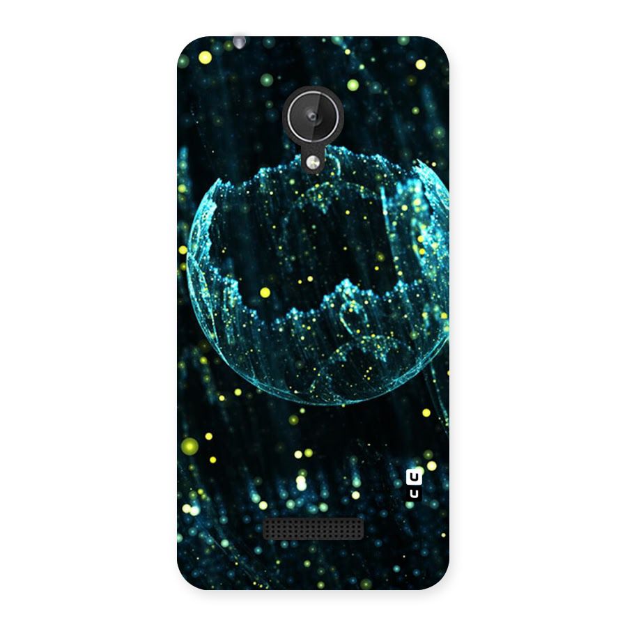 Yellow Rain Back Case for Micromax Canvas Spark Q380