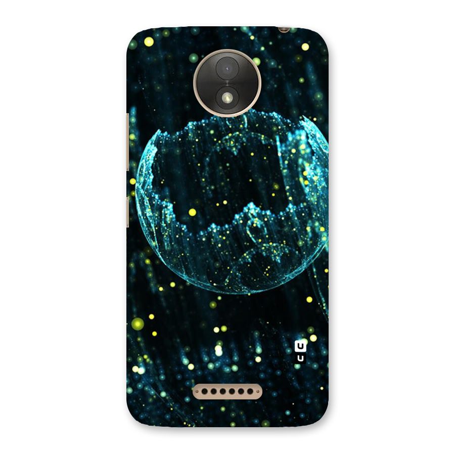 Yellow Rain Back Case for Moto C Plus
