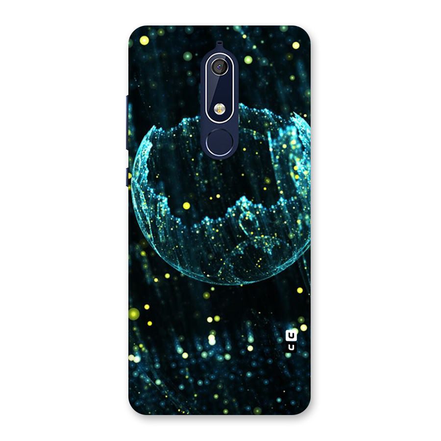 Yellow Rain Back Case for Nokia 5.1