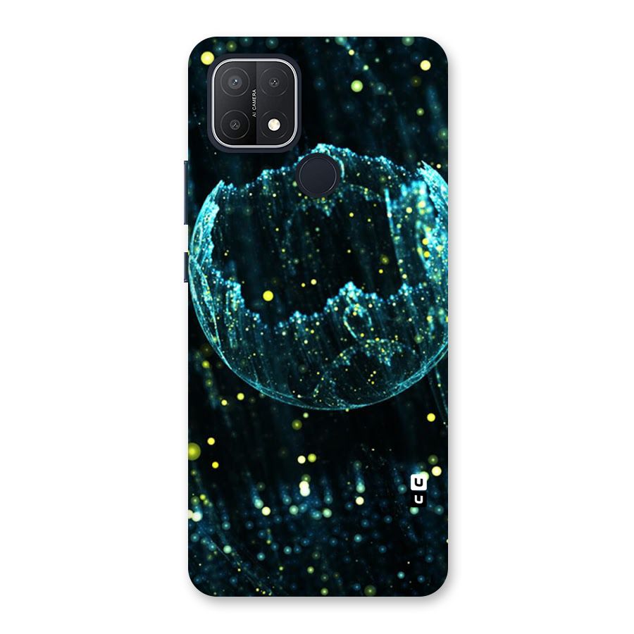Yellow Rain Back Case for Oppo A15