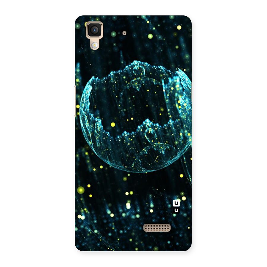 Yellow Rain Back Case for Oppo R7
