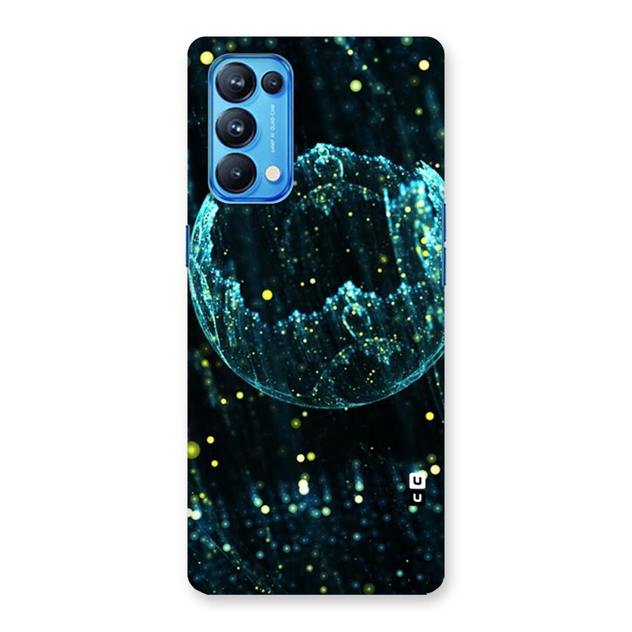 Yellow Rain Back Case for Oppo Reno5 Pro 5G
