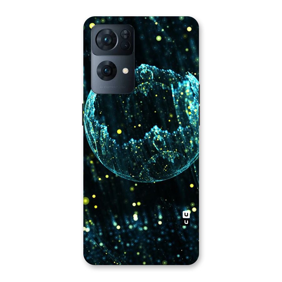 Yellow Rain Back Case for Oppo Reno7 Pro 5G