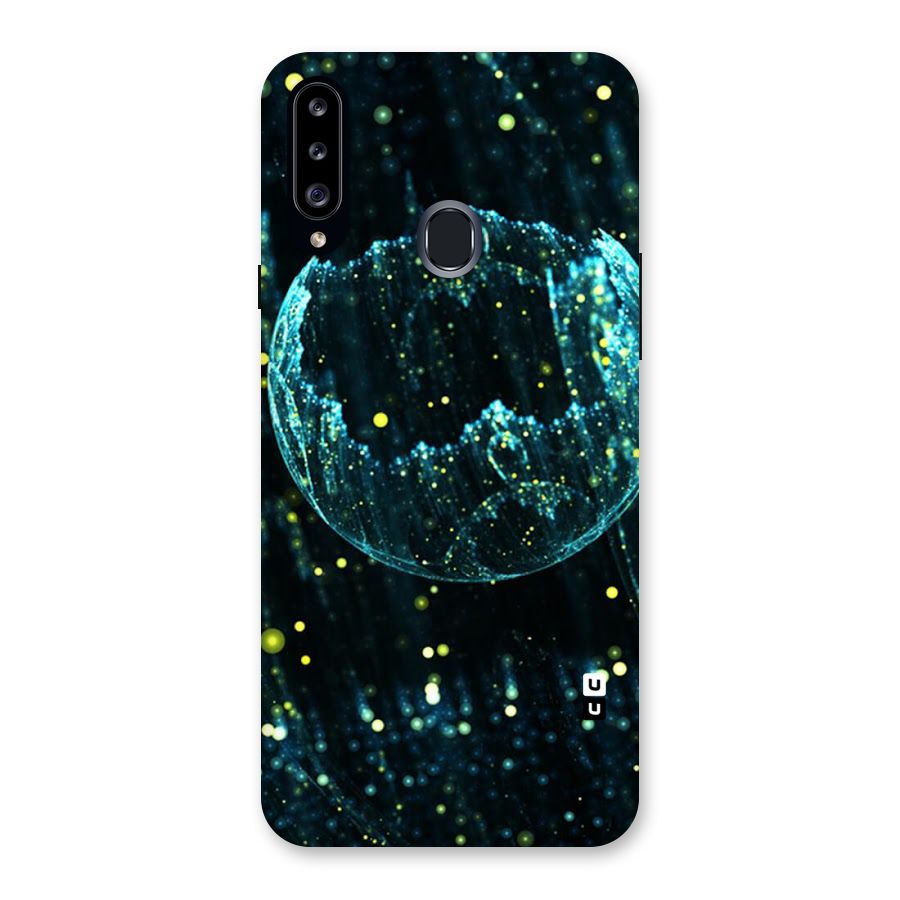 Yellow Rain Back Case for Samsung Galaxy A20s