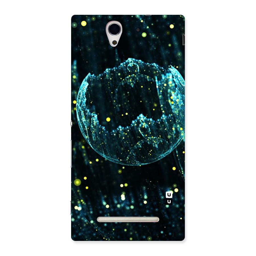 Yellow Rain Back Case for Sony Xperia C3