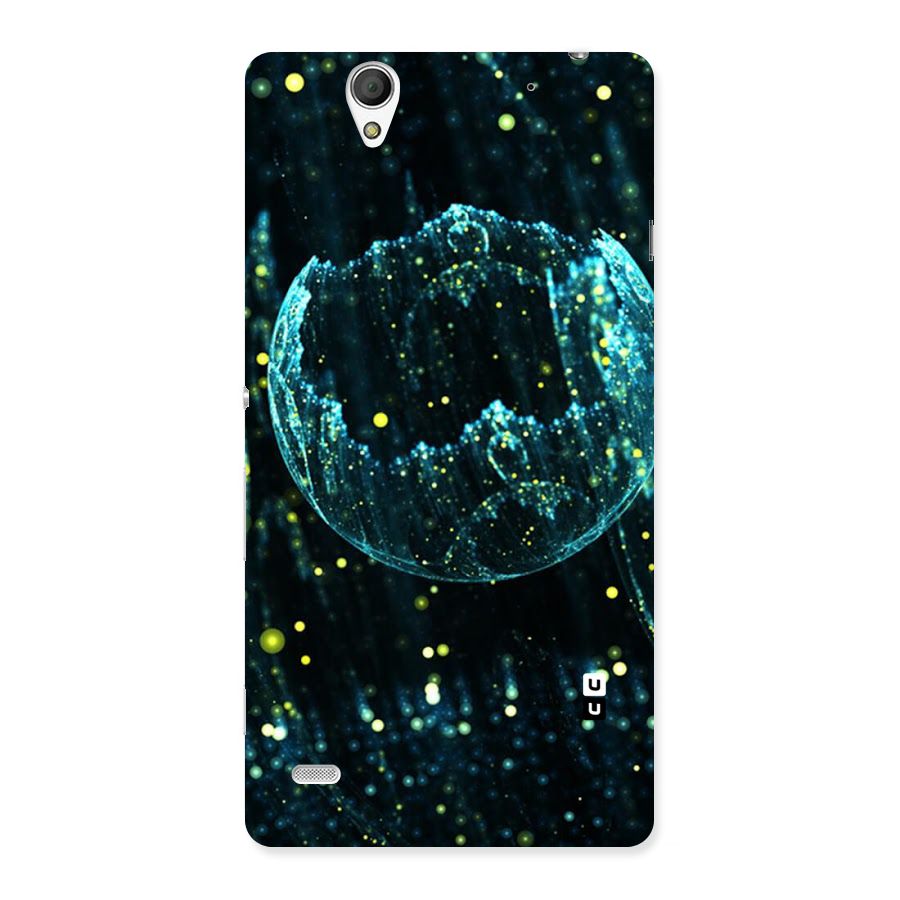 Yellow Rain Back Case for Sony Xperia C4