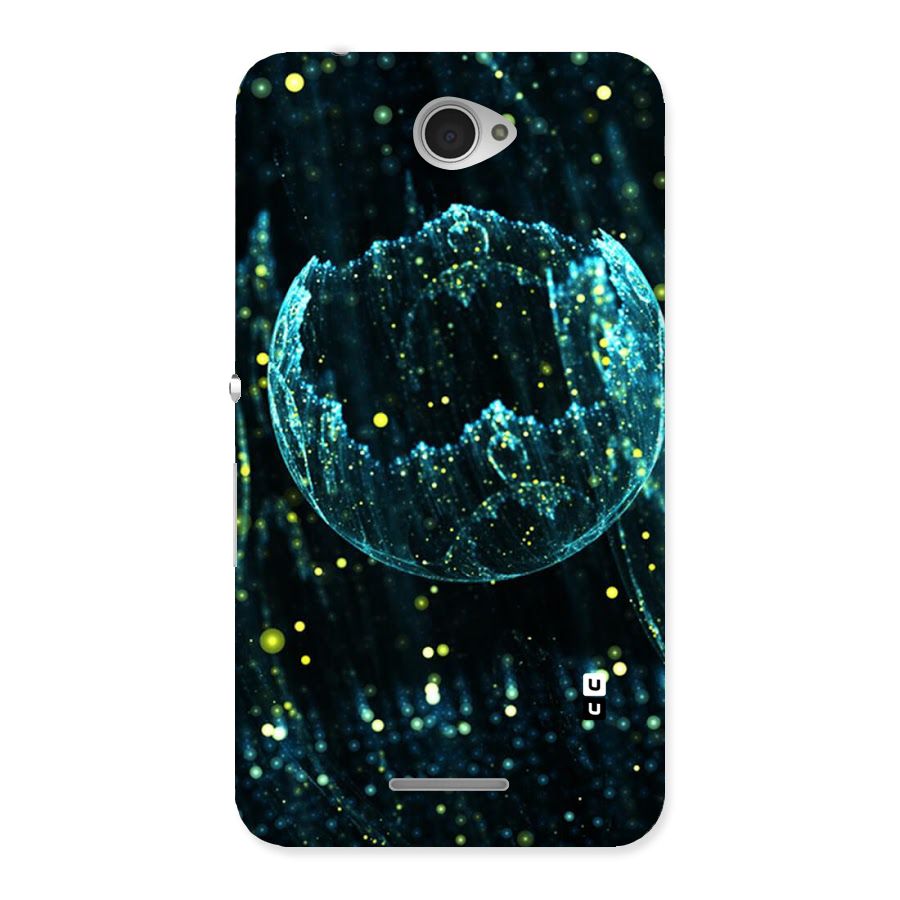 Yellow Rain Back Case for Sony Xperia E4
