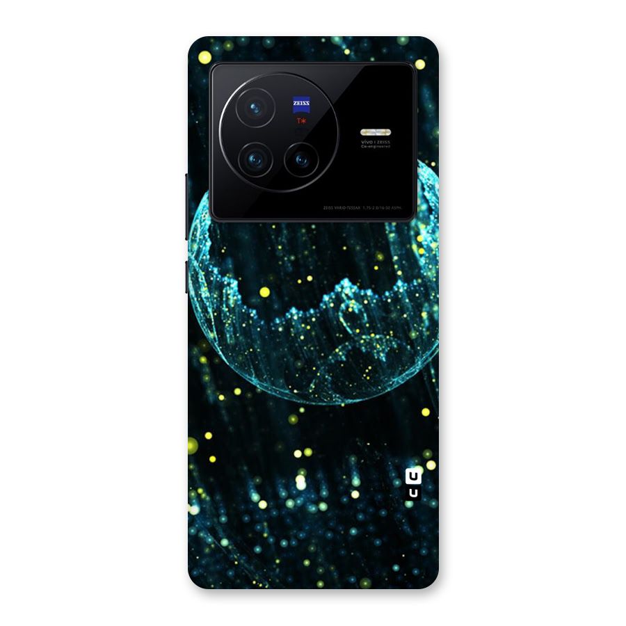 Yellow Rain Back Case for Vivo X80