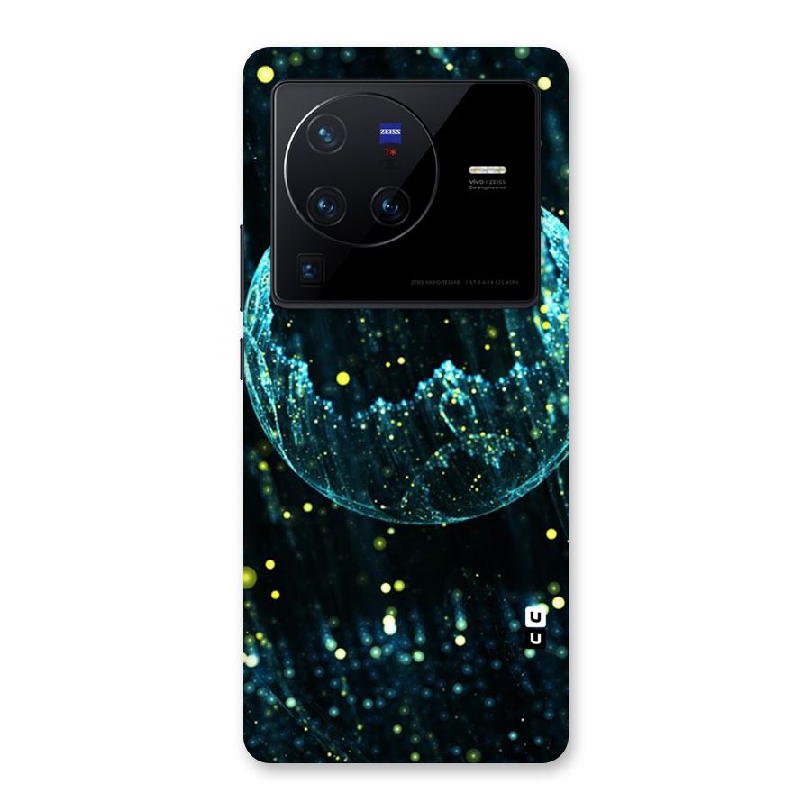 Yellow Rain Back Case for Vivo X80 Pro