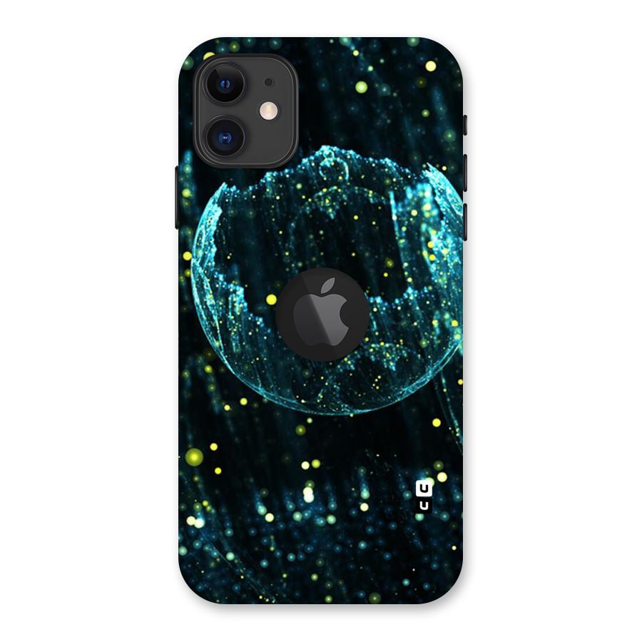 Yellow Rain Back Case for iPhone 11 Logo Cut