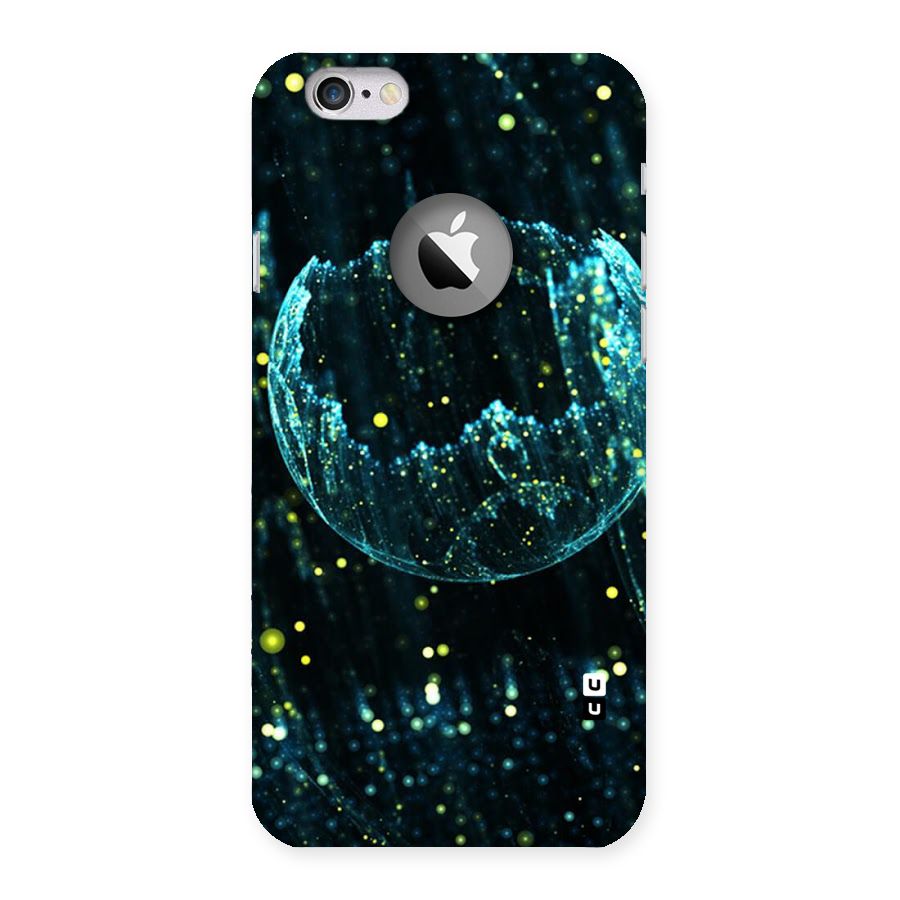 Yellow Rain Back Case for iPhone 6 Logo Cut