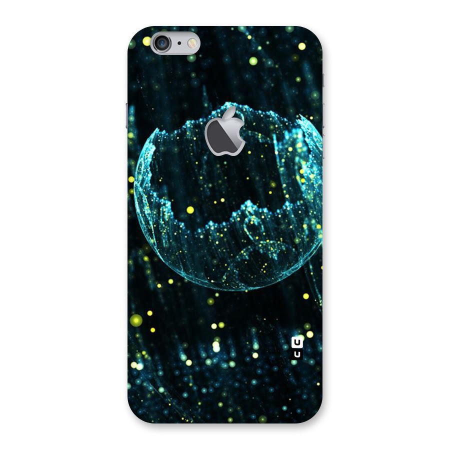 Yellow Rain Back Case for iPhone 6 Plus 6S Plus Logo Cut