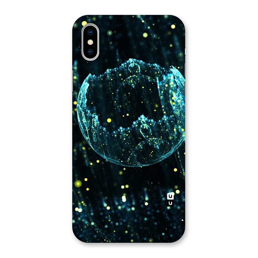 Yellow Rain Back Case for iPhone XS