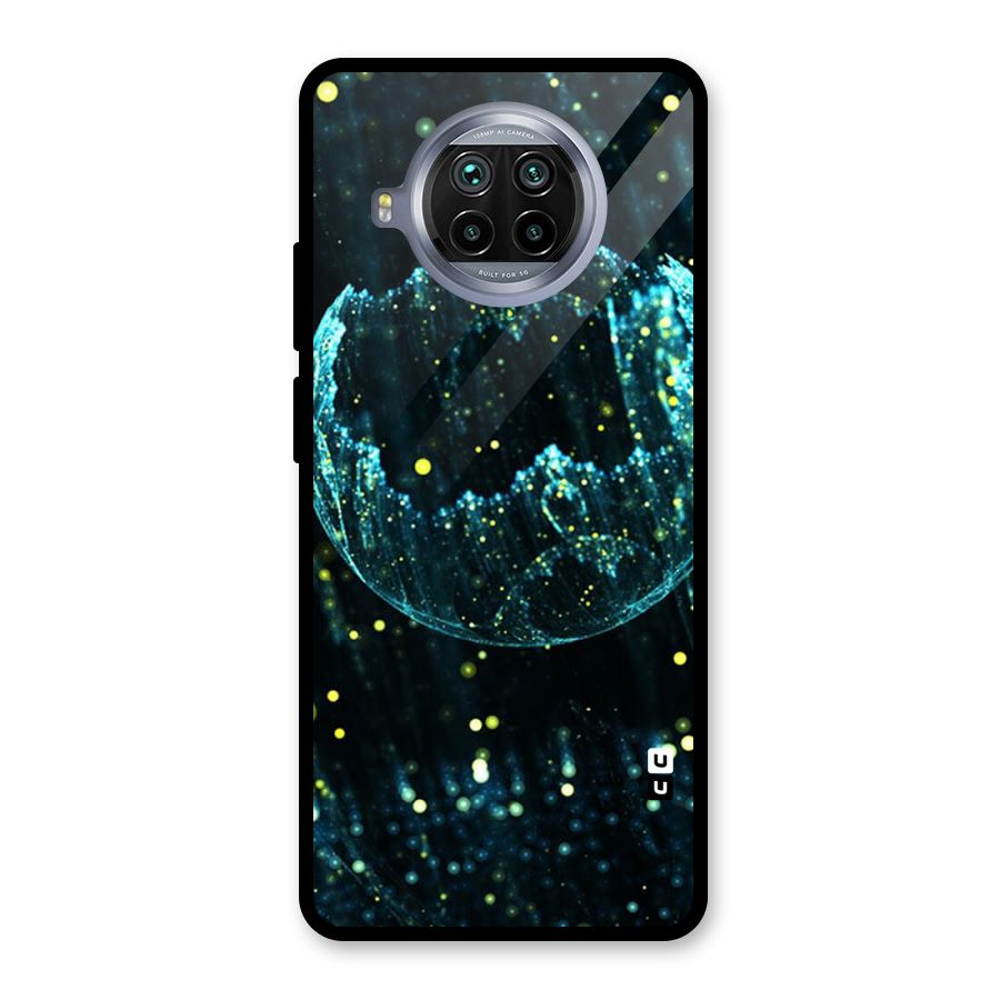 Yellow Rain Glass Back Case for Mi 10i