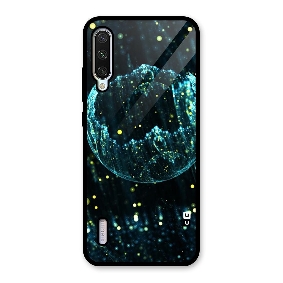 Yellow Rain Glass Back Case for Mi A3