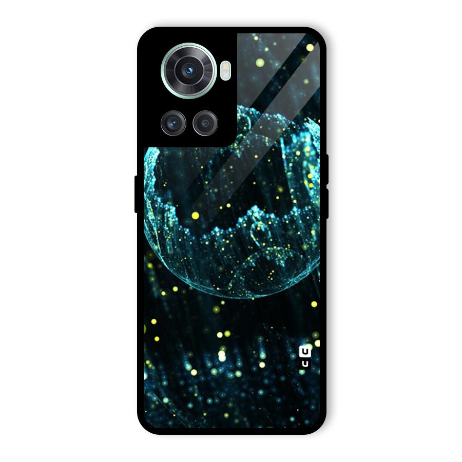 Yellow Rain Glass Back Case for OnePlus 10R