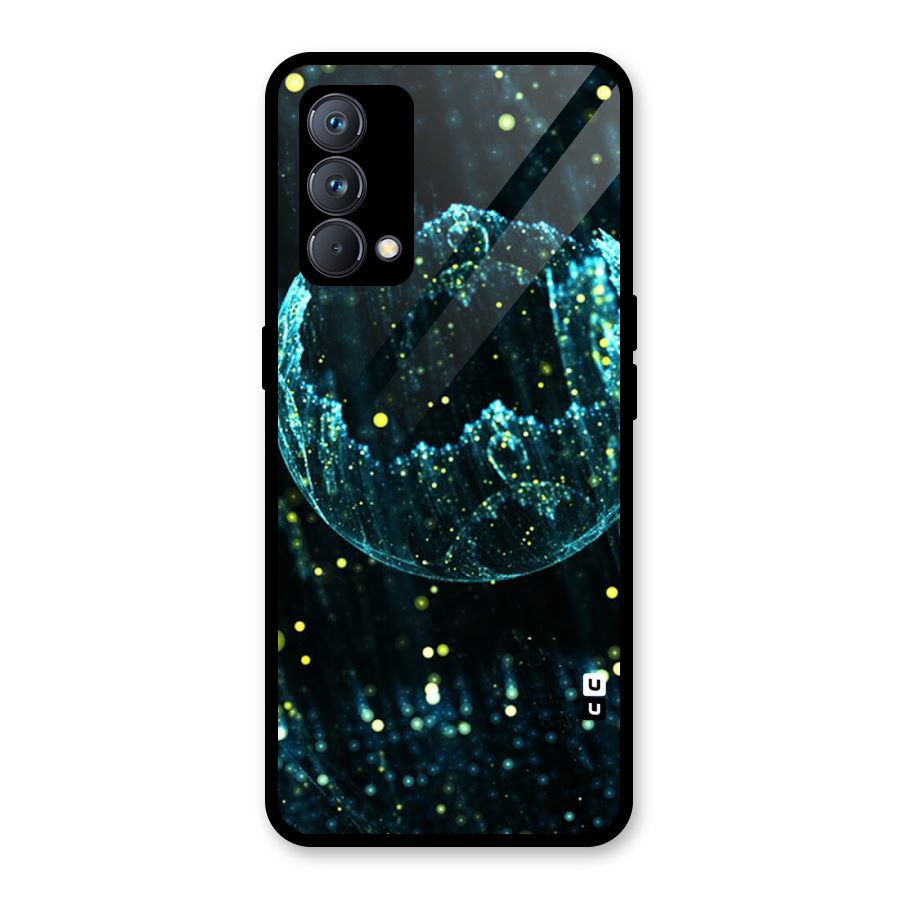 Yellow Rain Glass Back Case for Realme GT Master Edition