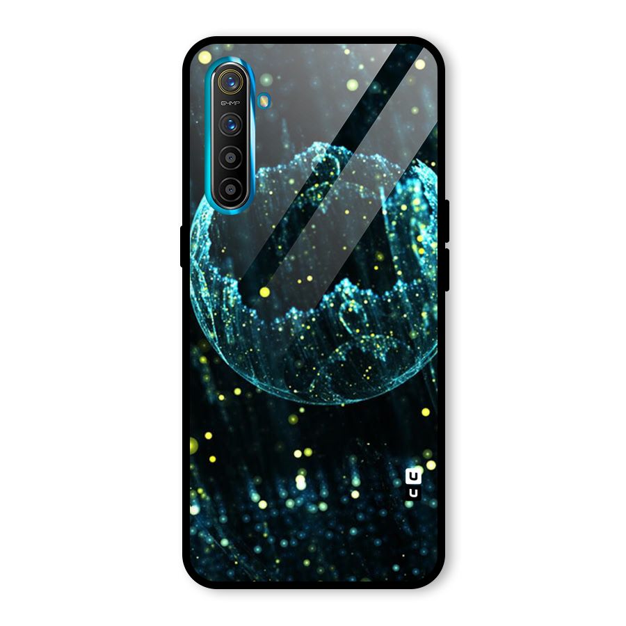 Yellow Rain Glass Back Case for Realme X2