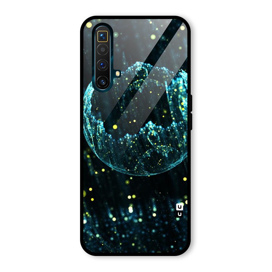 Yellow Rain Glass Back Case for Realme X3