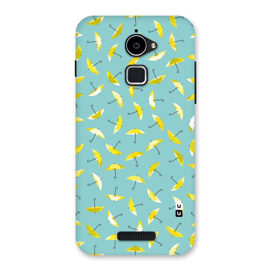 Yellow Umbrella Pattern Back Case for Coolpad Note 3 Lite