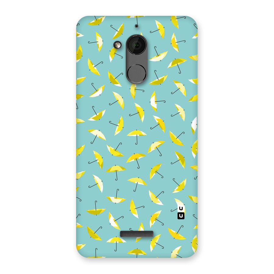 Yellow Umbrella Pattern Back Case for Coolpad Note 5