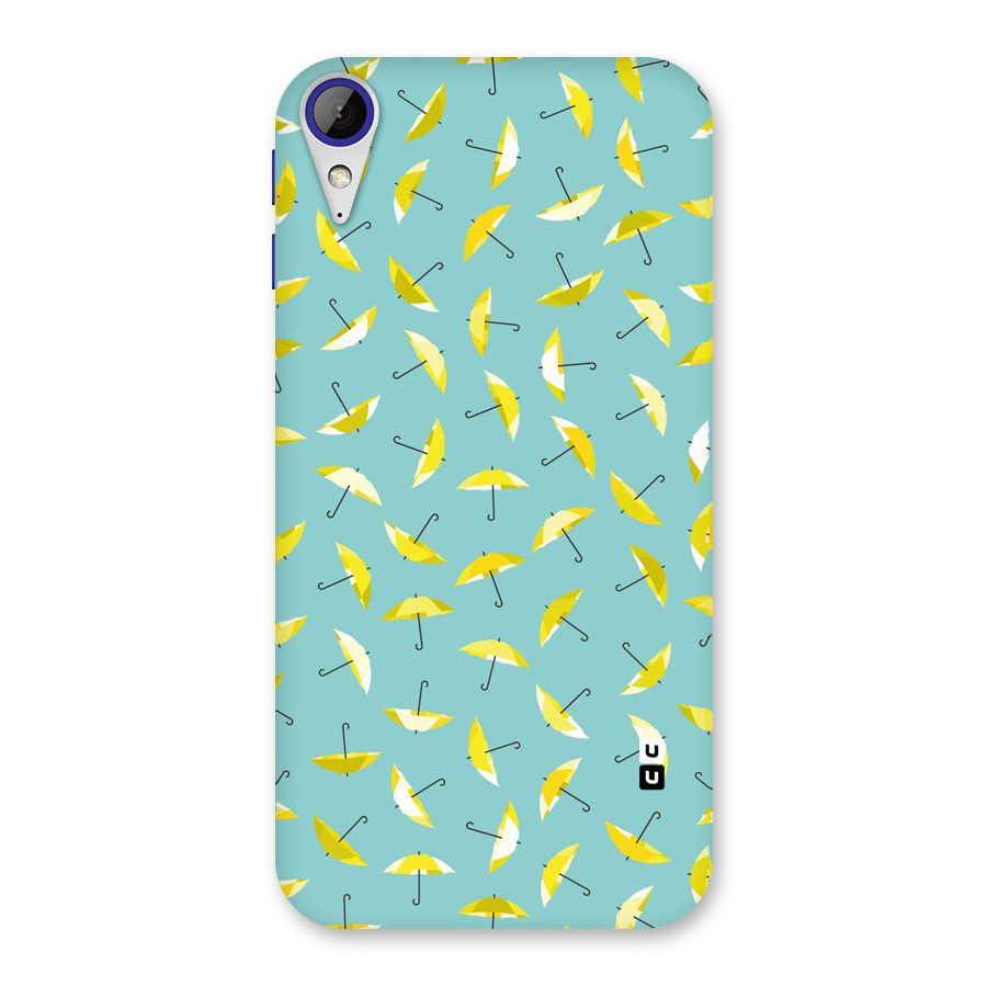 Yellow Umbrella Pattern Back Case for Desire 830