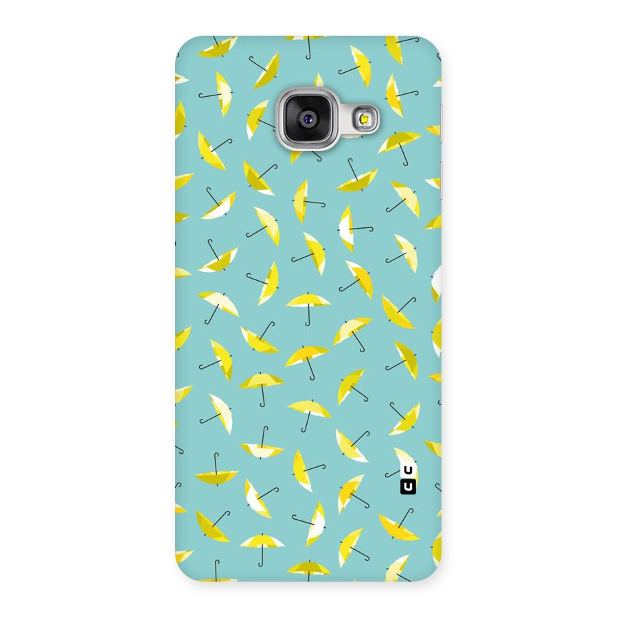 Yellow Umbrella Pattern Back Case for Galaxy A3 2016