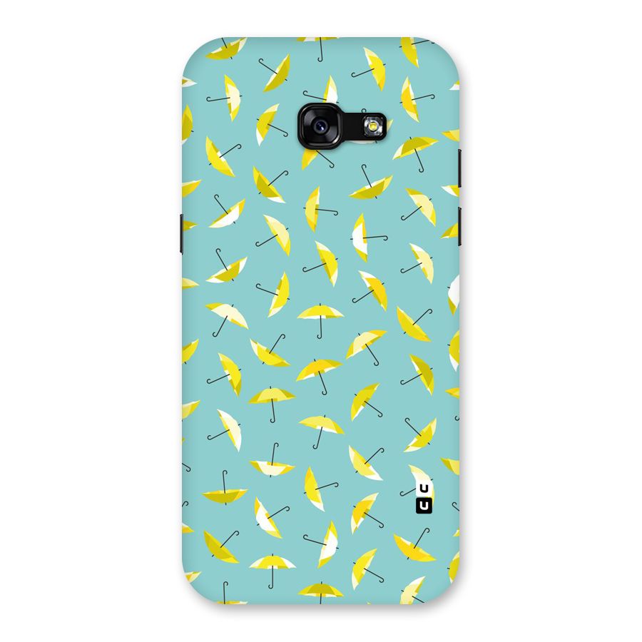 Yellow Umbrella Pattern Back Case for Galaxy A5 2017