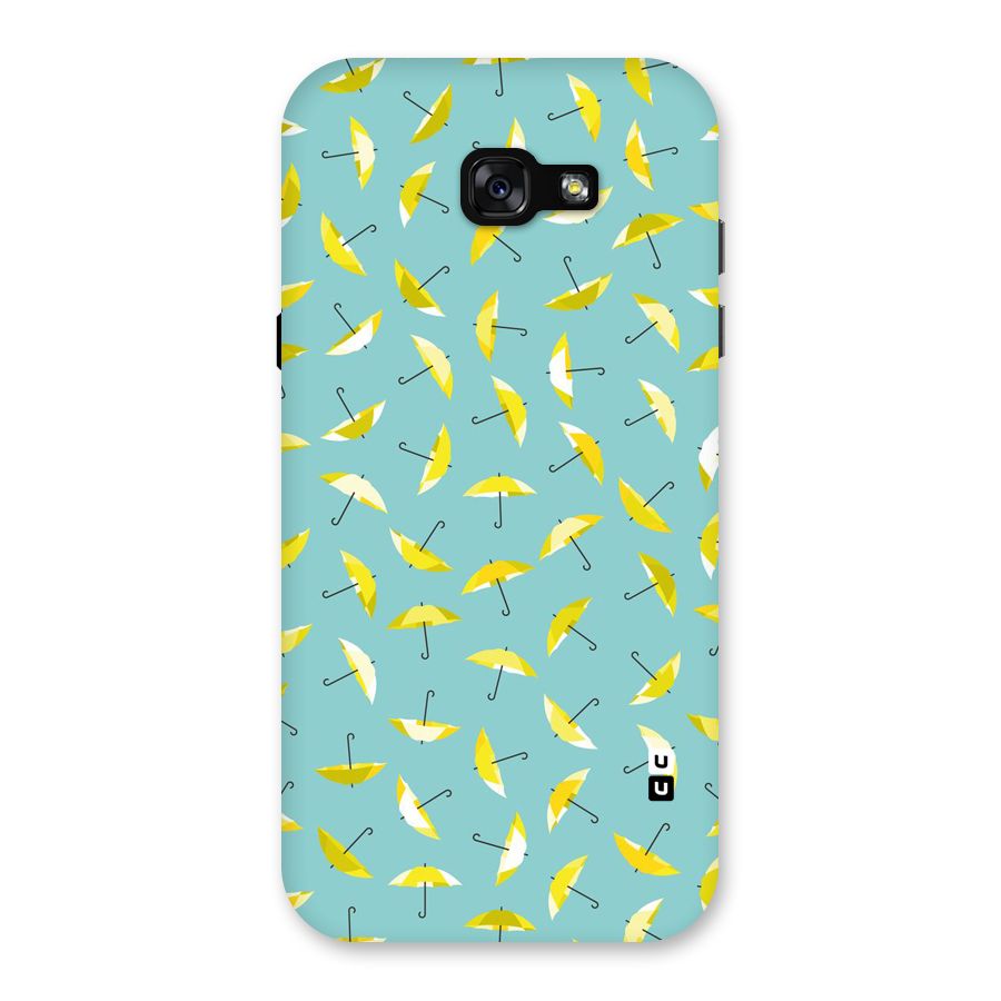 Yellow Umbrella Pattern Back Case for Galaxy A7 (2017)