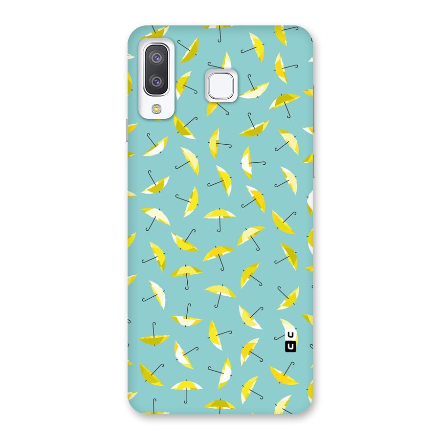 Yellow Umbrella Pattern Back Case for Galaxy A8 Star