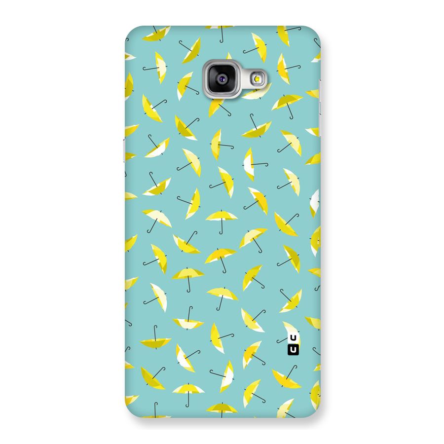 Yellow Umbrella Pattern Back Case for Galaxy A9
