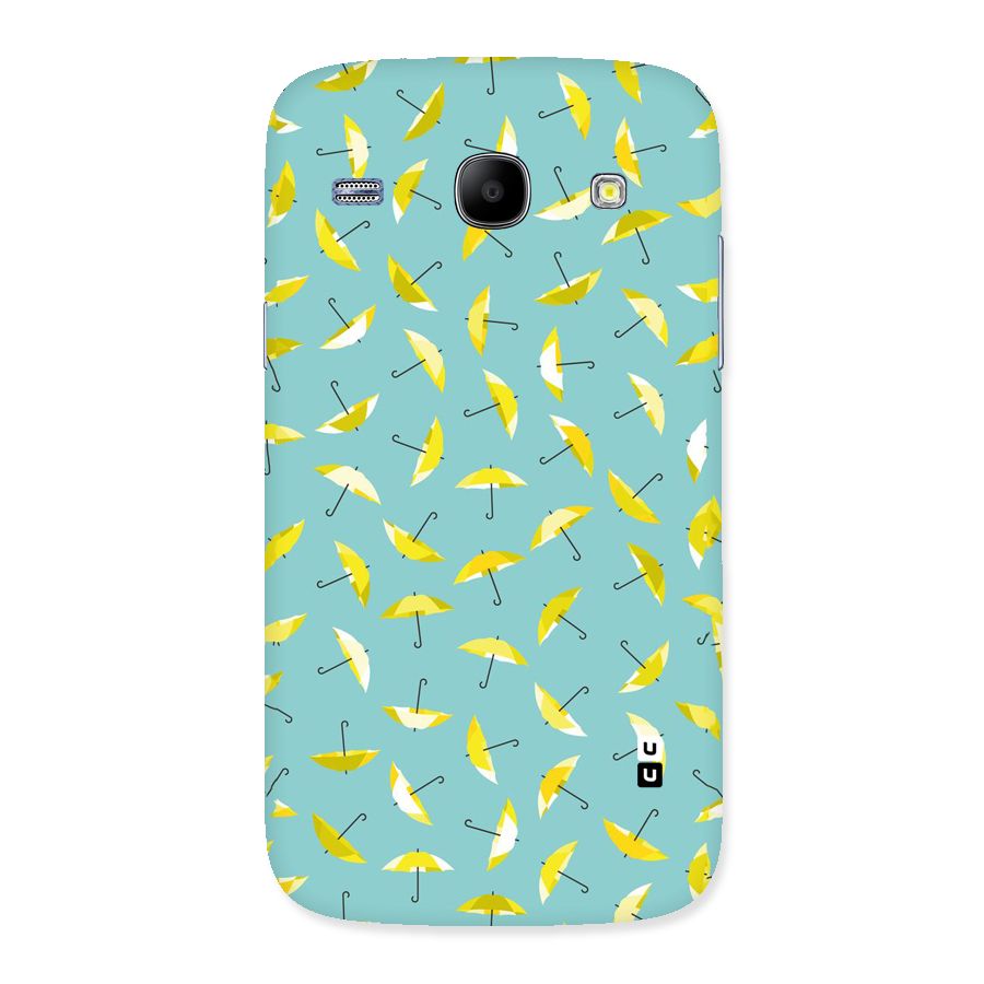 Yellow Umbrella Pattern Back Case for Galaxy Core