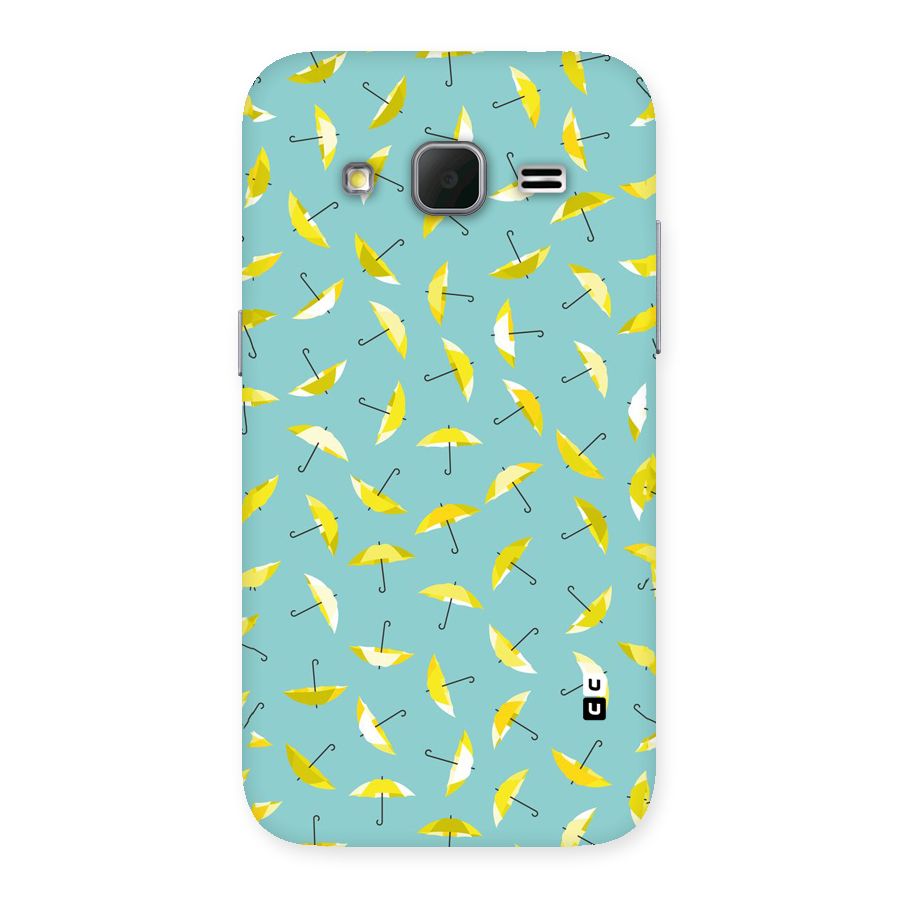 Yellow Umbrella Pattern Back Case for Galaxy Core Prime