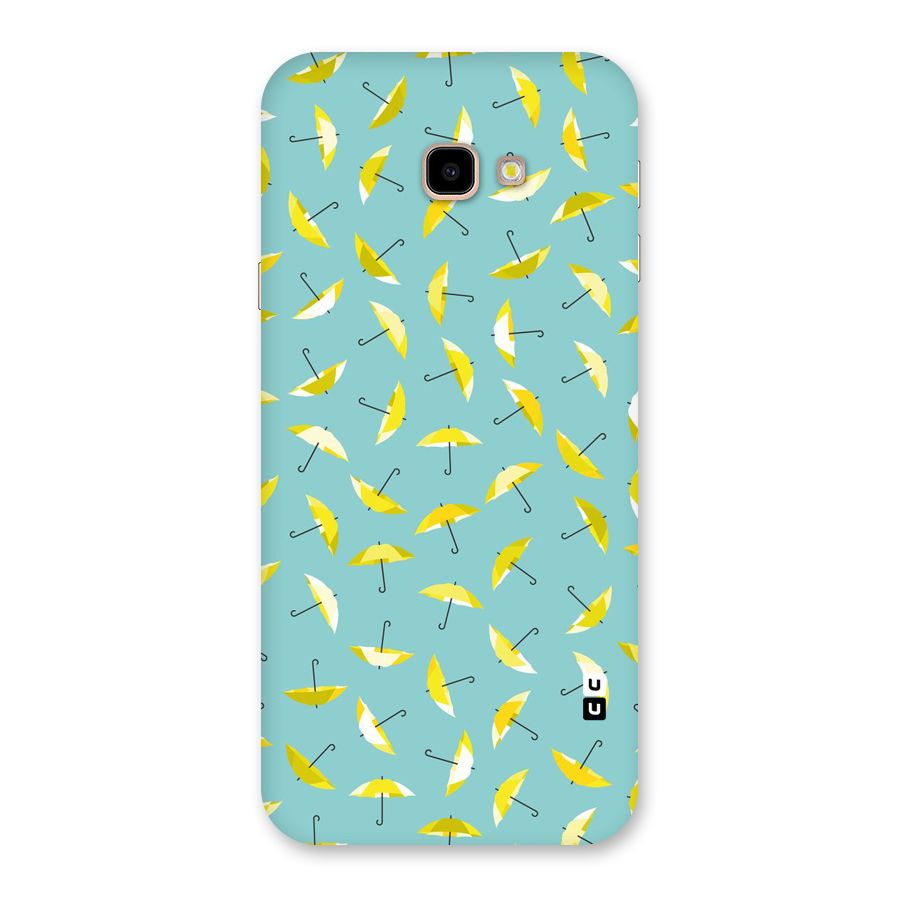 Yellow Umbrella Pattern Back Case for Galaxy J4 Plus