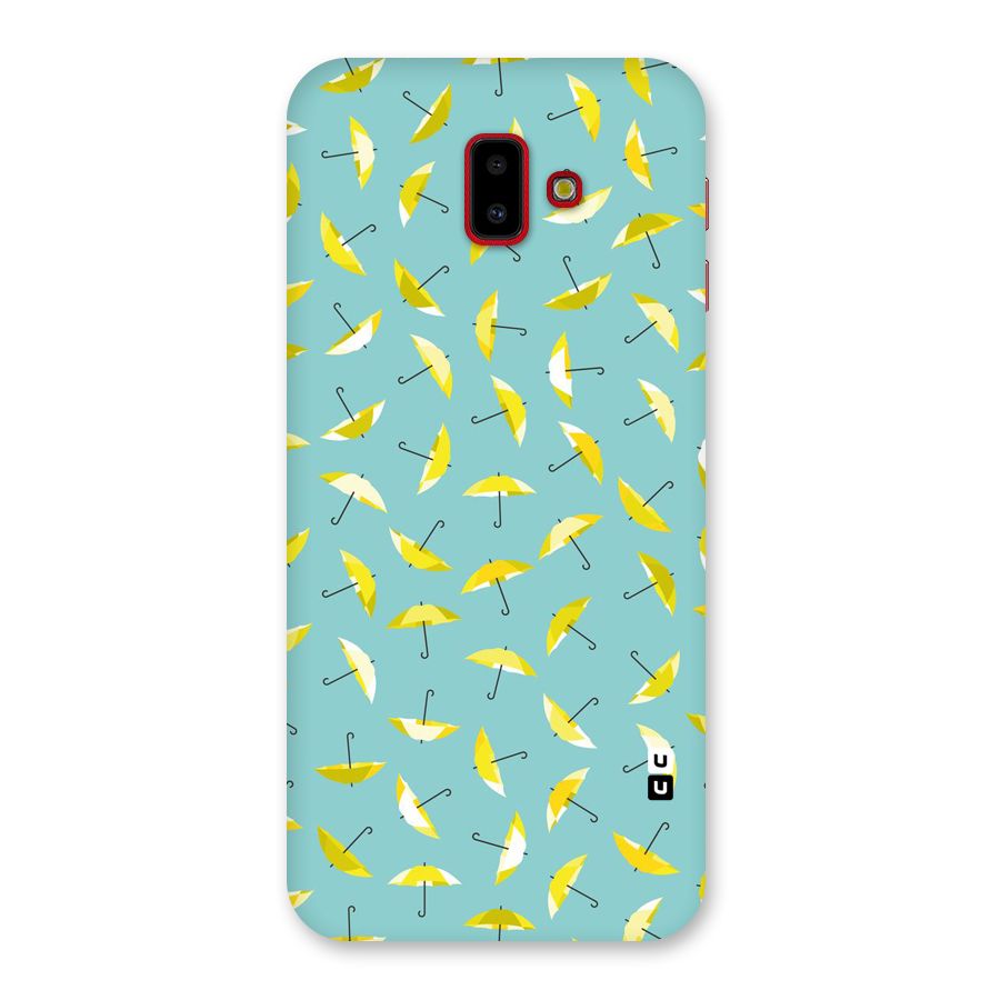 Yellow Umbrella Pattern Back Case for Galaxy J6 Plus