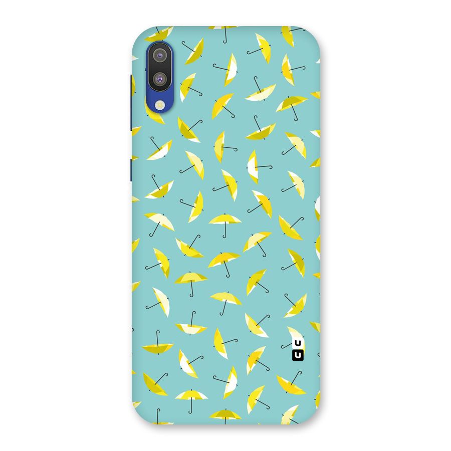 Yellow Umbrella Pattern Back Case for Galaxy M10