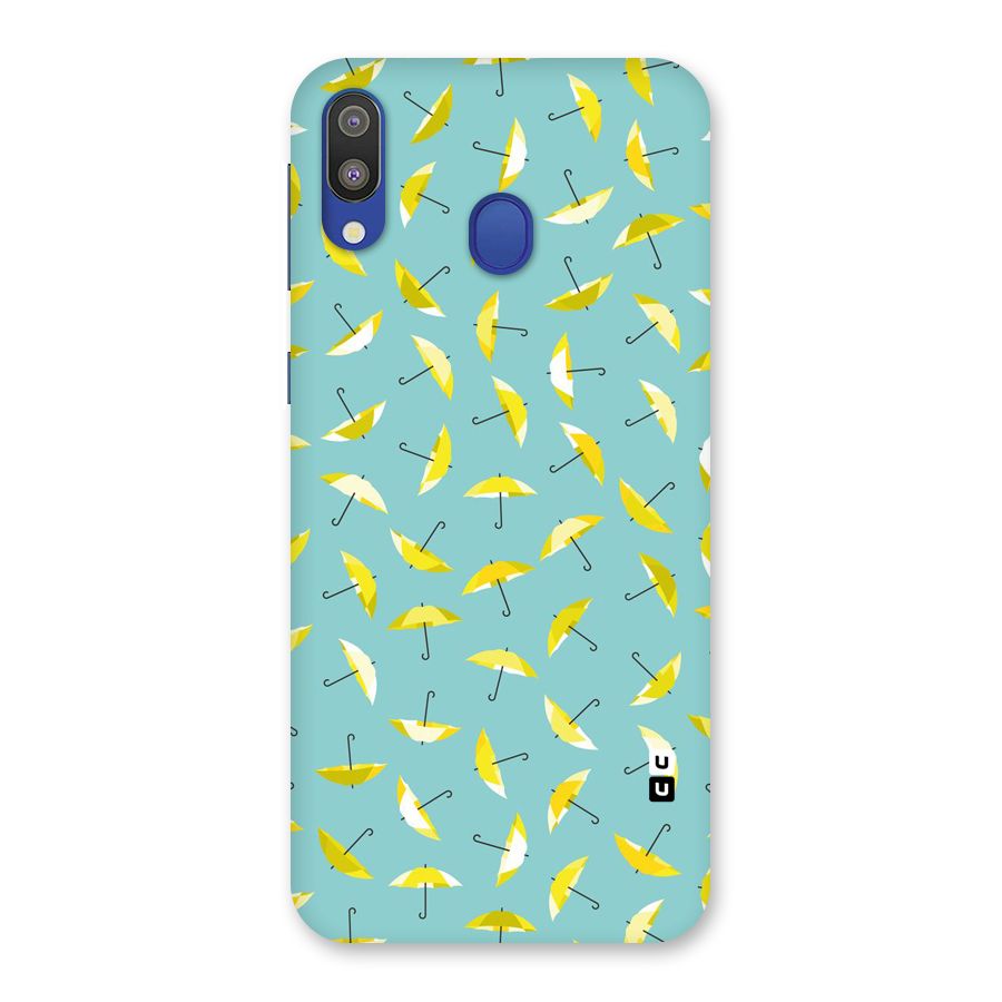 Yellow Umbrella Pattern Back Case for Galaxy M20