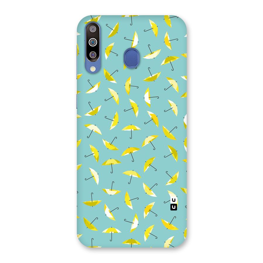 Yellow Umbrella Pattern Back Case for Galaxy M30