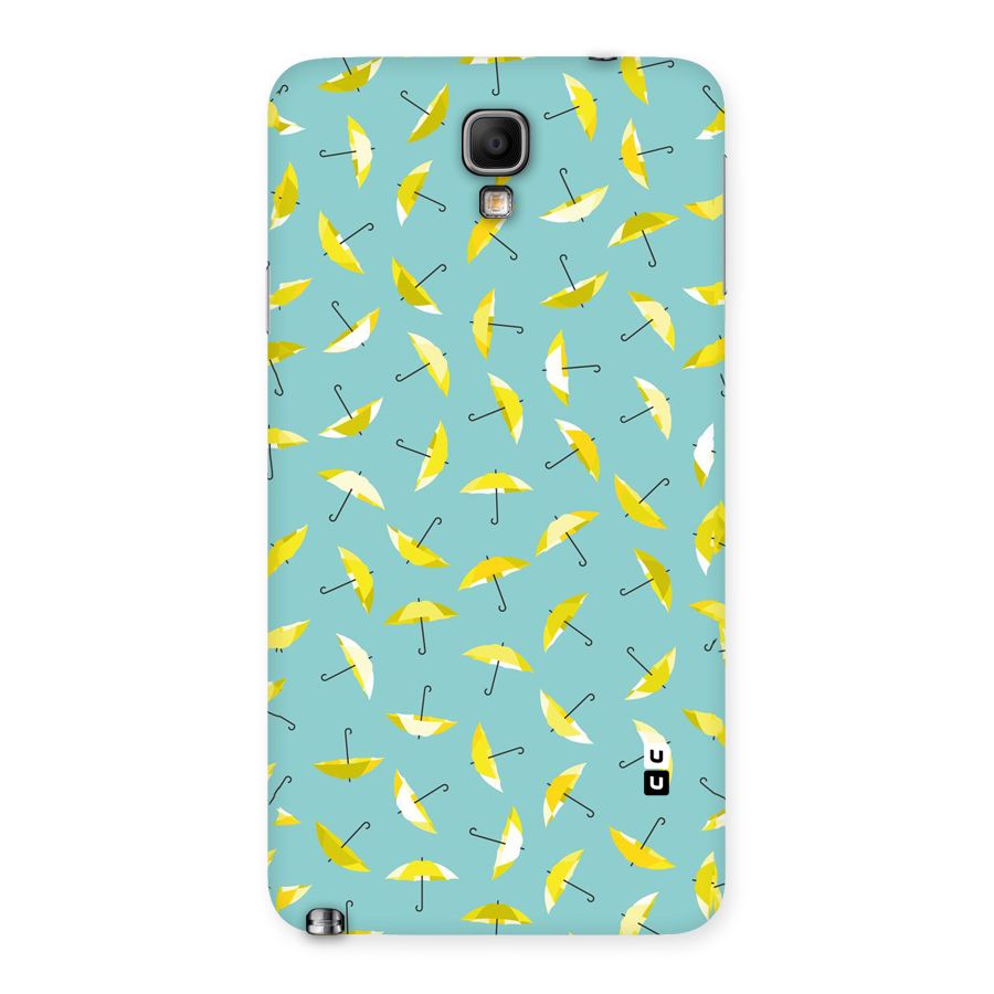 Yellow Umbrella Pattern Back Case for Galaxy Note 3 Neo