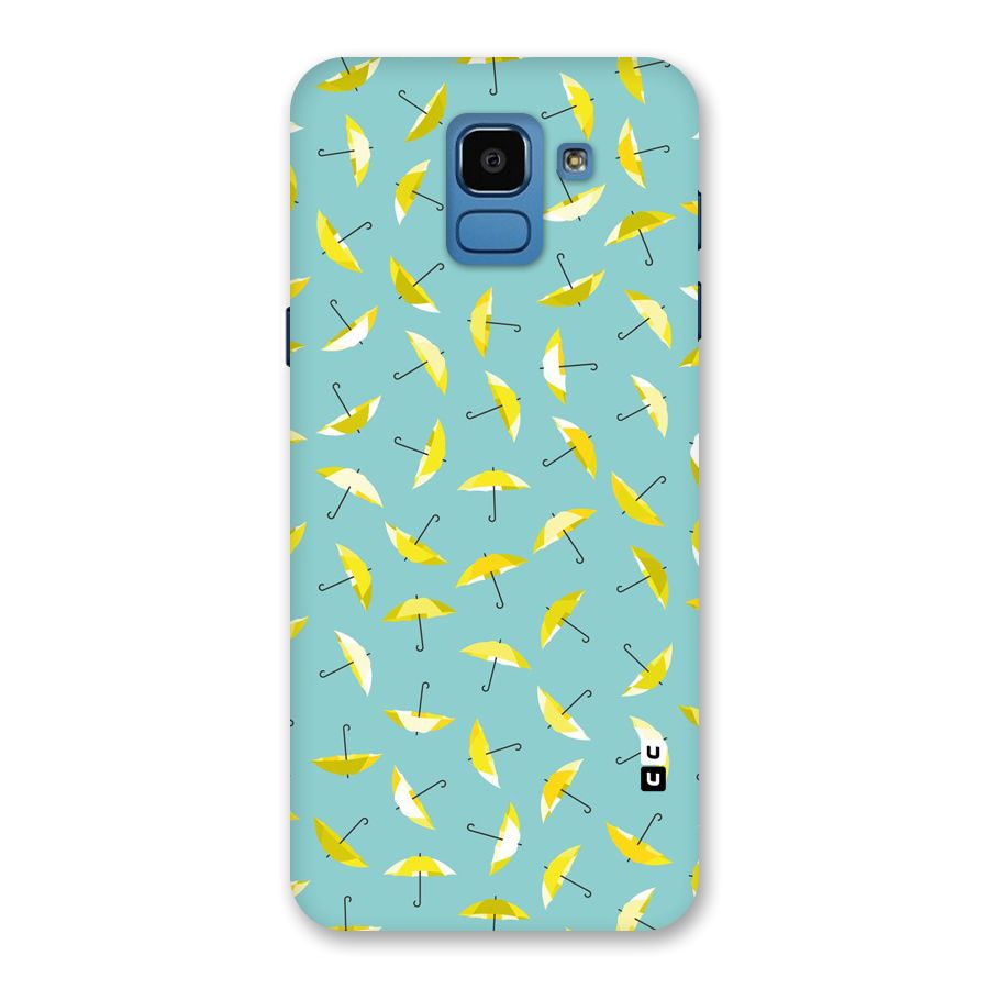 Yellow Umbrella Pattern Back Case for Galaxy On6