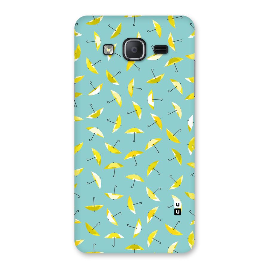 Yellow Umbrella Pattern Back Case for Galaxy On7 2015