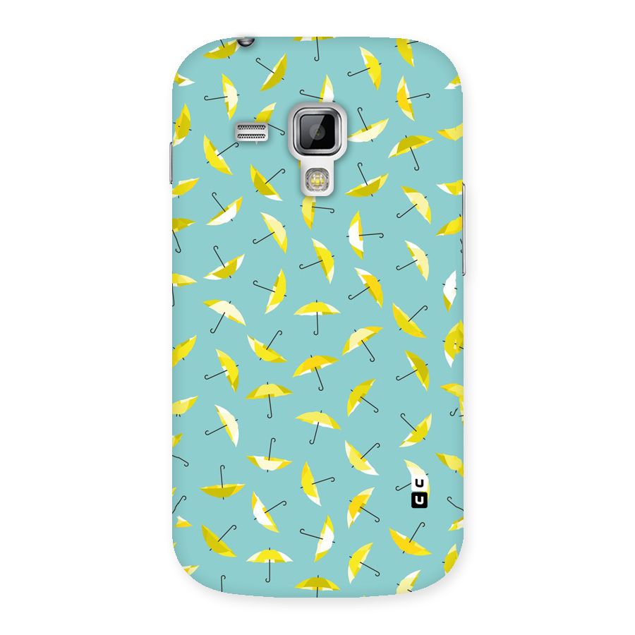 Yellow Umbrella Pattern Back Case for Galaxy S Duos