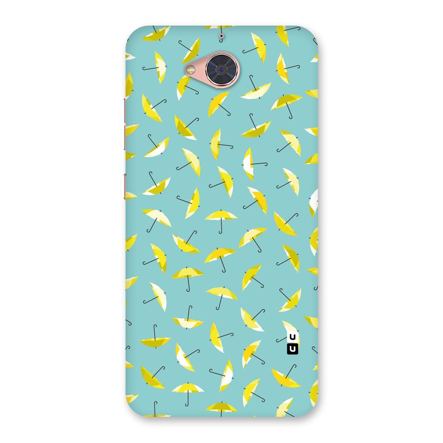 Yellow Umbrella Pattern Back Case for Gionee S6 Pro