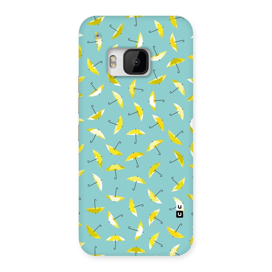 Yellow Umbrella Pattern Back Case for HTC One M9
